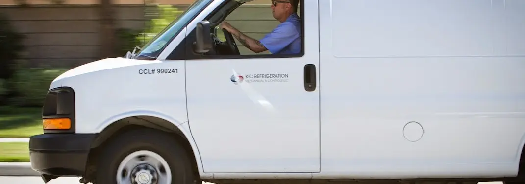 KIC Refrigeration service vehicle serving Shakopee area